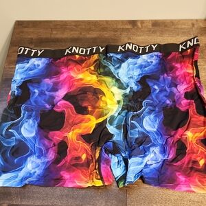 Women's Knotty 5XL Multicolor Boxer Briefs